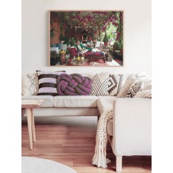 Постер "Адольфо де Веласко отдыхает на веранде в Марракеше, апрель 1988 года. (Фото Слима Аарона)"