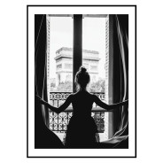 Постер "Дівчина біля вікна"