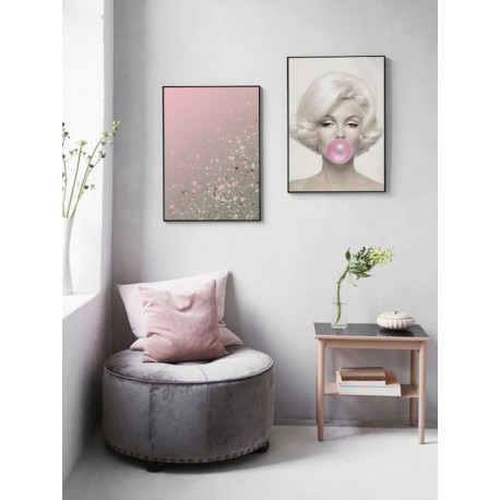 Постер "Rose confetti ombre"