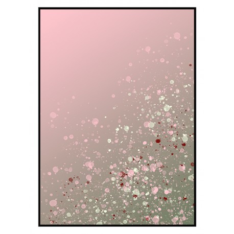 Постер "Rose confetti ombre"