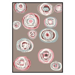 Комплект постеров в рамках "Pink bubble"