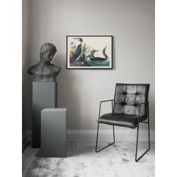 Постер "Краснозобая гагара. Джон Джеймс Одюбон. 1785"