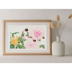 Постер "Винтажная роза. Конан Танигами. 1917"