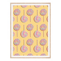 Комплект постеров в рамках "Lollipop"