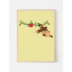 Постер "Обезьянка"