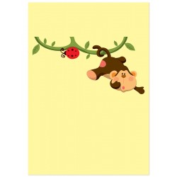 Постер "Обезьянка"