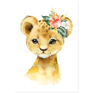 Постер "Little Baby Animals Safari"