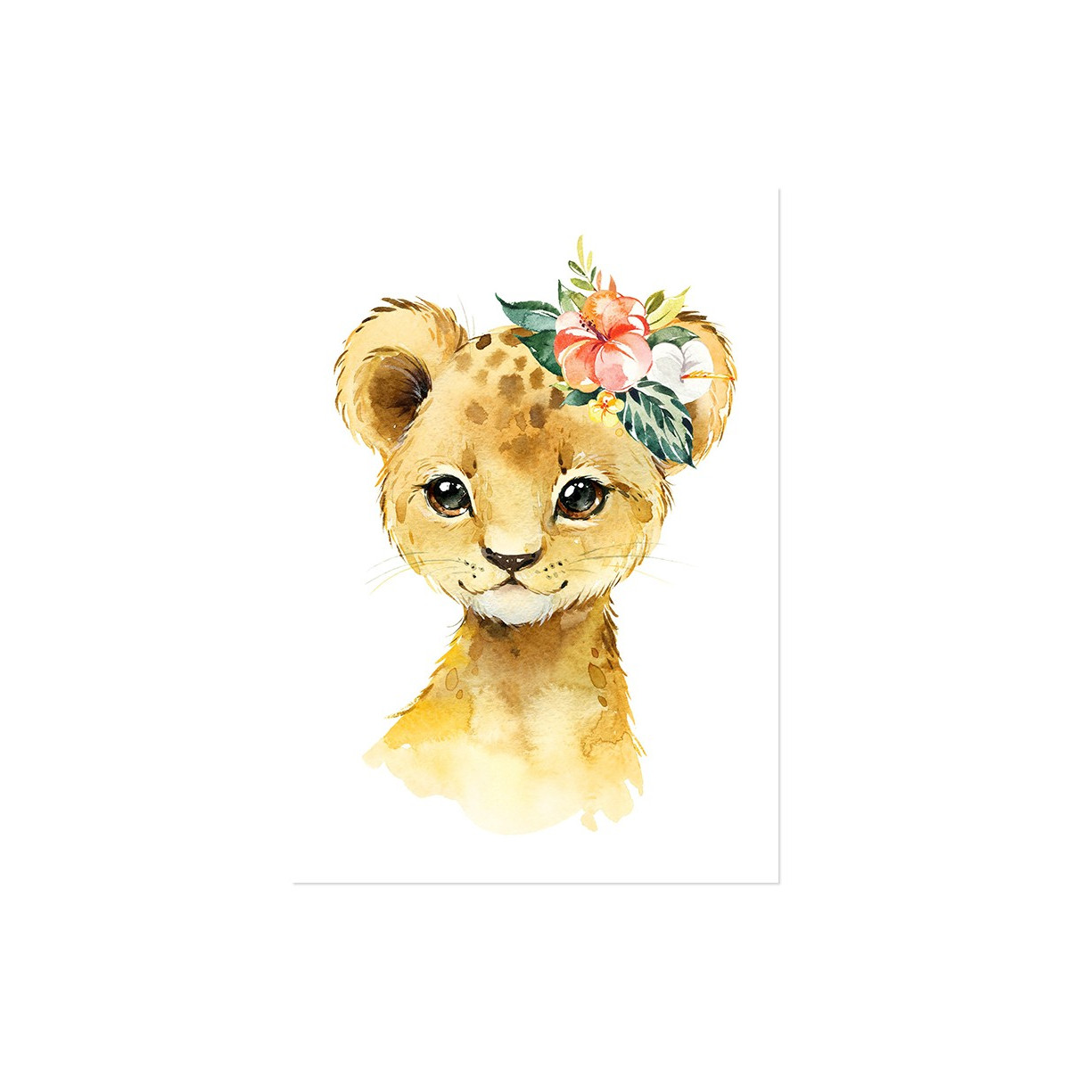 Постер "Little Baby Animals Safari"