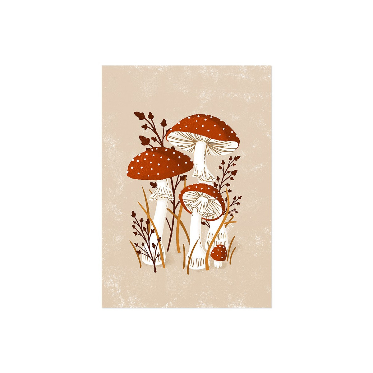 Постер "Abstract Mushroom"
