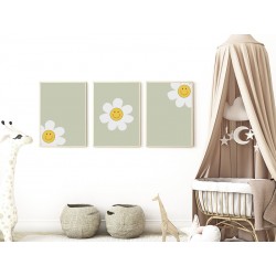 Комплект постерів в рамках "Smiley Daisy"