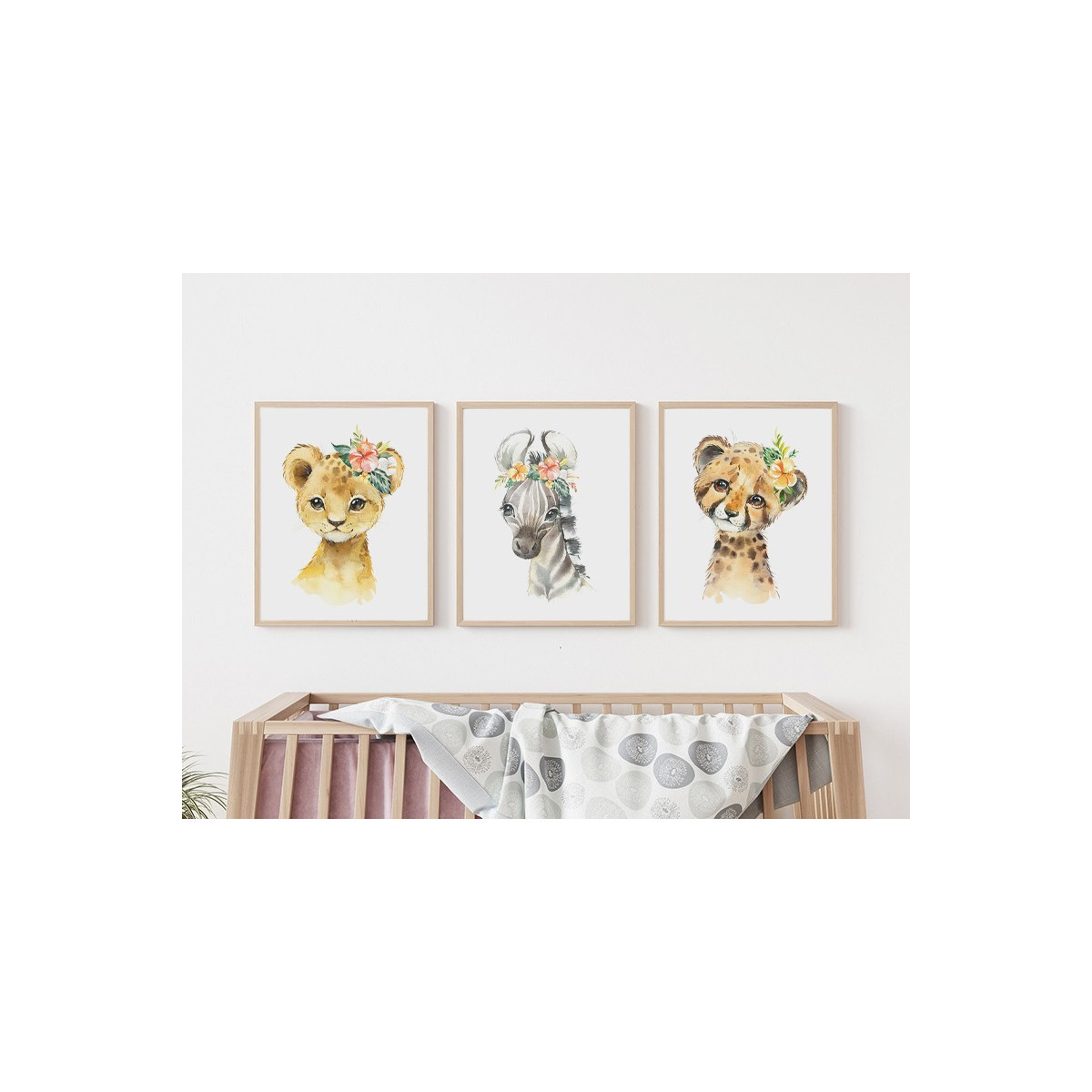 Комплект постерів "Little Baby Animals Safari"