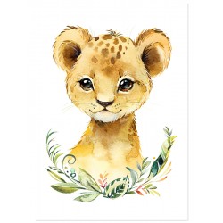 Комплект постерів "Little Baby Animals Safari"