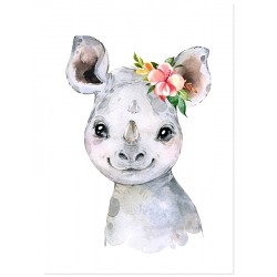 Комплект постерів "Little Baby Animals Safari"