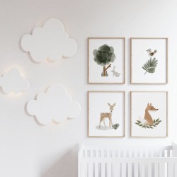 Комплект постеров "Forest Animals"