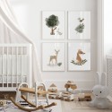Комплект постеров в рамках "Forest Animals"