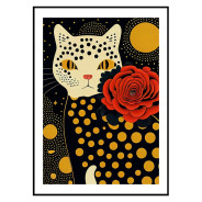 Постер "Cat Art. Yayoi Kusama"