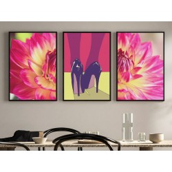 Комплект постерів в рамках "Dahlia"