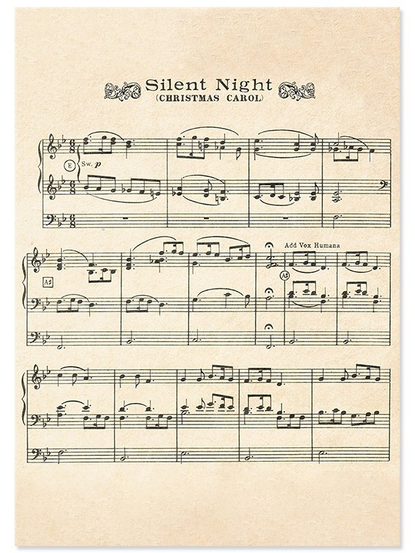 Постер "Різдвяна колядка"