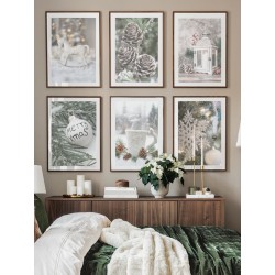 Комплект постерів "Затишне Різдво"