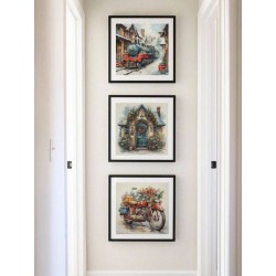 Комплект постерів "Retro New Year"