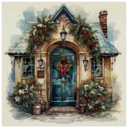 Комплект постеров "Retro New Year"