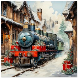 Комплект постерів "Retro New Year"