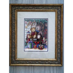 Паспарту ткань "Зимнее небо"