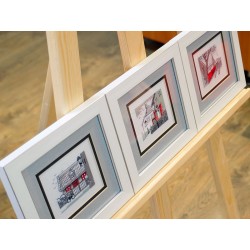 Паспарту ткань "Зимнее небо"