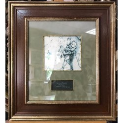 Паспарту бархат "Оливка"