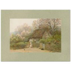 Паспарту бархат "Шалфей"