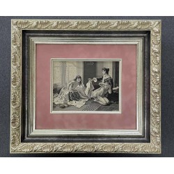 Паспарту бархат "Пудра"