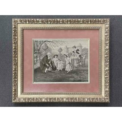 Паспарту бархат "Пудра"