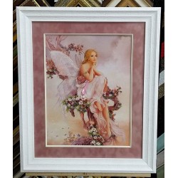 Паспарту бархат "Пудра"