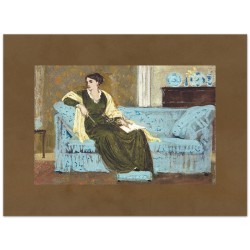 Паспарту бархат "Орех"