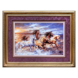 Паспарту бархат "Баклажан"