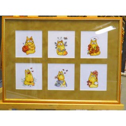 Паспарту бархат "Одуванчик"