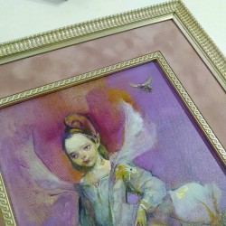 Паспарту бархат "Сирень"