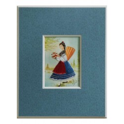 Паспарту декоративное "Гобелен. Синий"