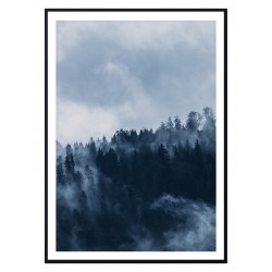 Комплект постерів в рамках "Blue night"