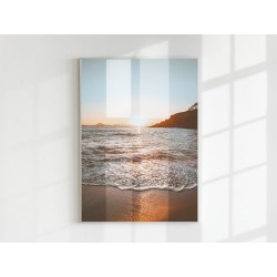 Постер "Оранжевый закат"