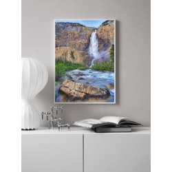 Постер "Водопад Такаккау. Канада"