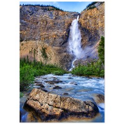 Постер "Водопад Такаккау. Канада"