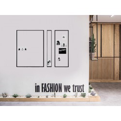 Комплект металлических рамок "Trio" цвет на выбор