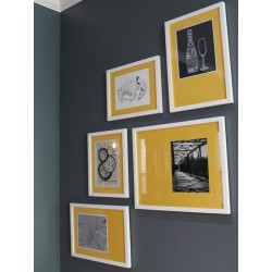 Комплект пластиковых рамок "Sun" цвет на выбор