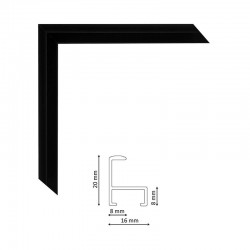 Рамка "Matt metal" цвет на выбор