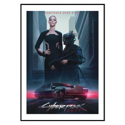 Постер "Cyberpunk 2077" розмір на вибір