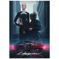 Постер "Cyberpunk 2077" размер на выбор