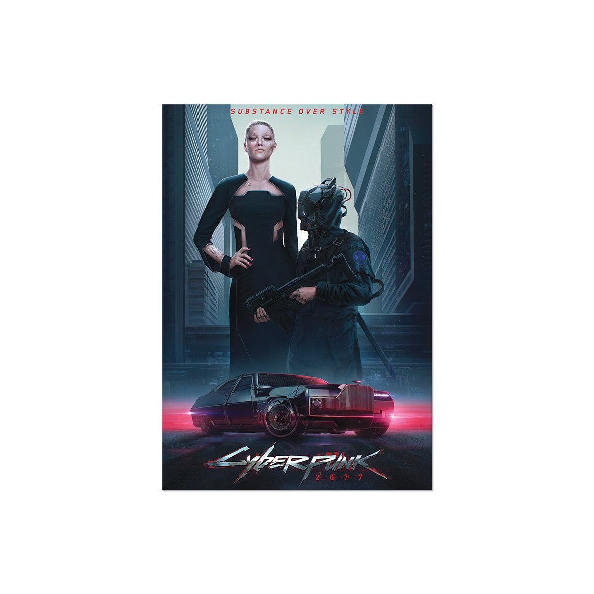 Постер "Cyberpunk 2077" размер на выбор