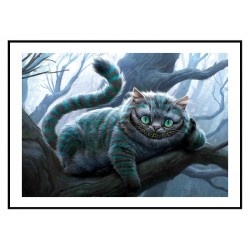 Постер "Чеширский кот" размер на выбор