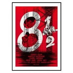 Постер "Восемь с половиной" размер на выбор